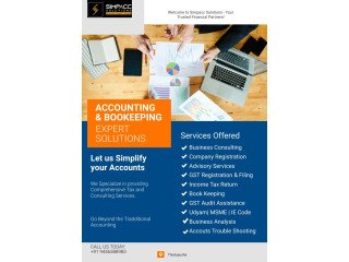 GST Returns, Tax Consulting, Freelance Accounting