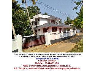 4 BHK House (12 cent) at Kothamangalam